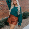 Sweeter With Time Shift Top in Hunter Green Image - 1