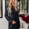 Sequins On The Rocks Blazer Dress in Black Image - 1