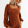 Chic History Dress in Cinnamon Image - 1