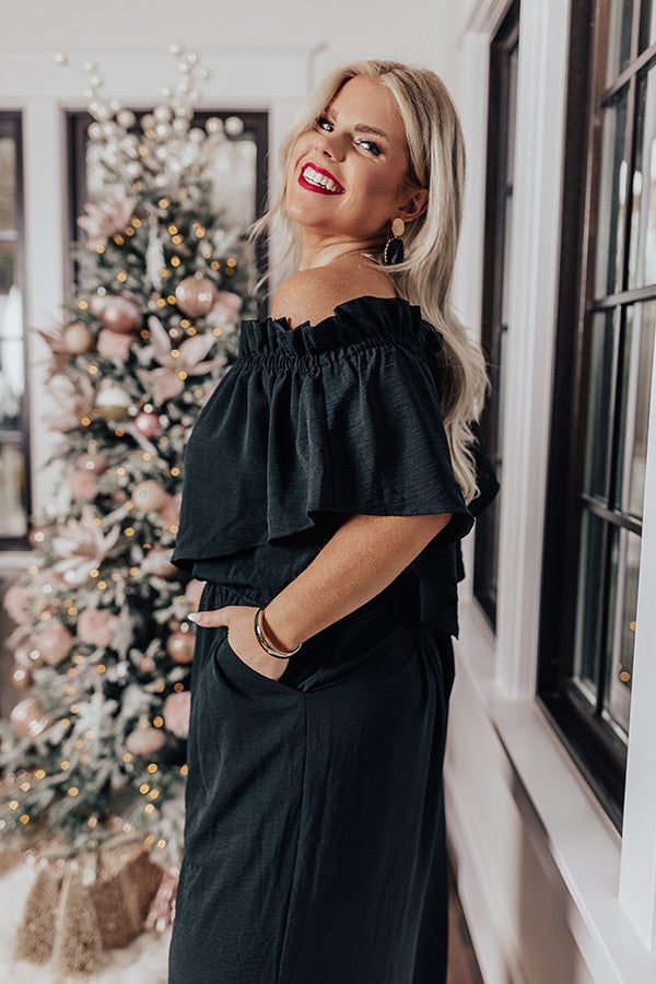 Celebrating In Times Square Jumpsuit in Black Curves Image - 4