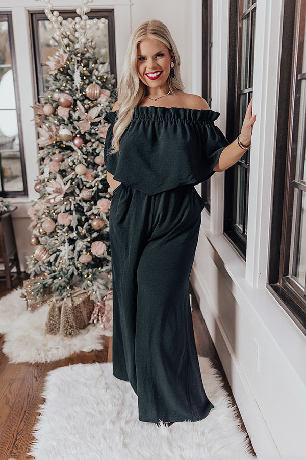 Celebrating In Times Square Jumpsuit in Black Curves Image - 2