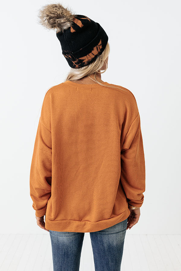 See The Good Graphic Sweatshirt in Pumpkin Image - 5