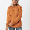 See The Good Graphic Sweatshirt in Pumpkin Image - 1
