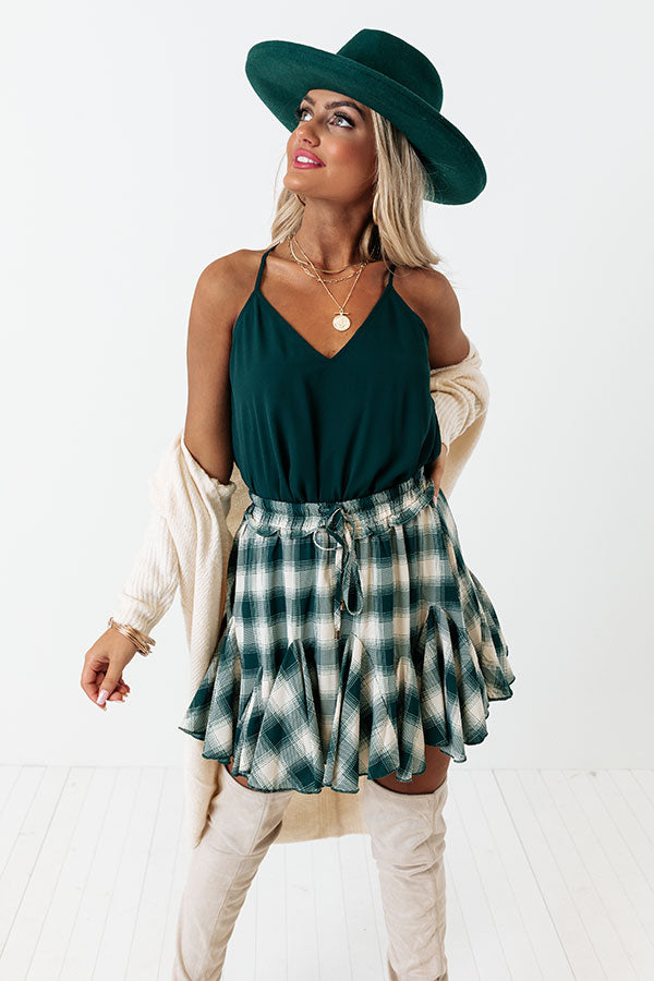 Tour The City Shift Tank In Hunter Green Image - 1