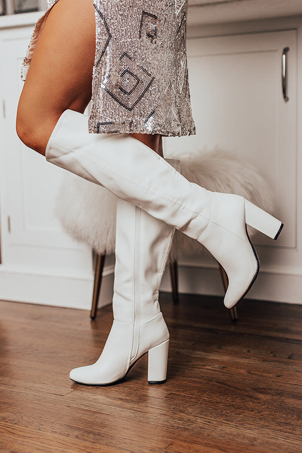 The Cassian Faux Leather Knee High Boot Image - 1