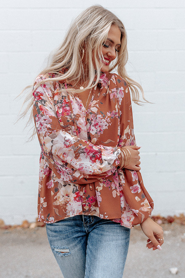 Easy To Please Floral Shift Top Image - 1