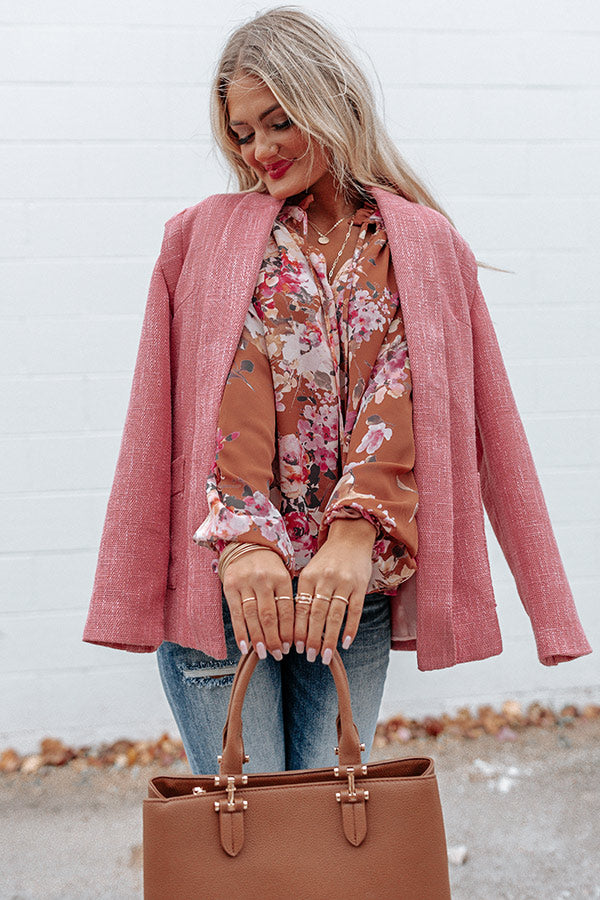 Easy To Please Floral Shift Top Image - 4