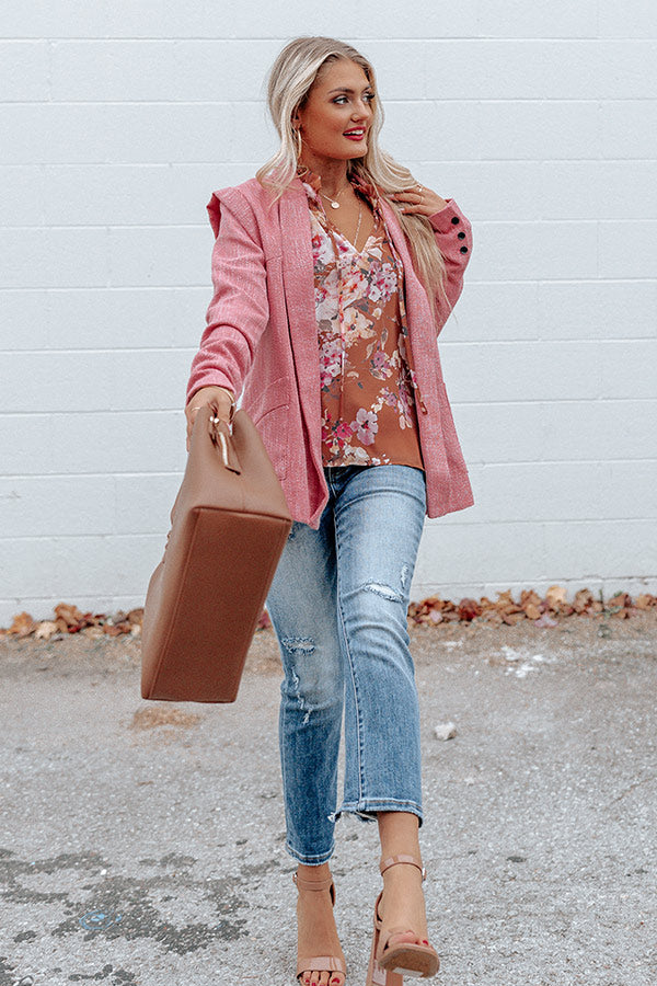 Easy To Please Floral Shift Top Image - 2