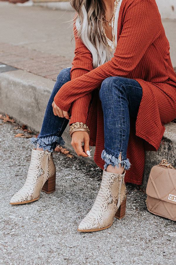 The Kentucky Snake Print Bootie Image - 2