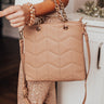 Love And Luck Faux Leather Crossbody In Iced Latte Image - 1