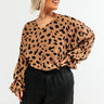 Sweeter With Time Leopard Shift Top in Mocha Curves Image - 1