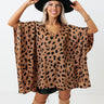 Love And Luck Leopard Shift Tunic in Mocha Image - 1