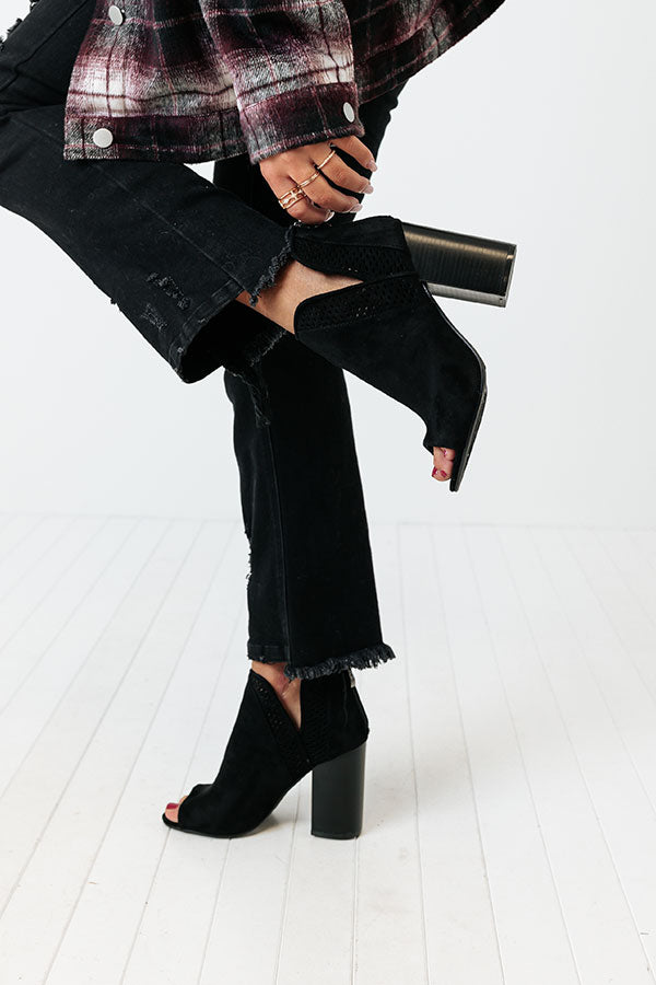 The Mable Peep Toe Bootie Image - 3