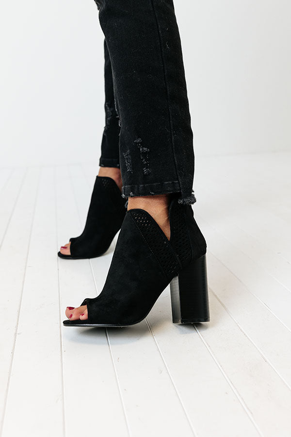 The Mable Peep Toe Bootie Image - 2