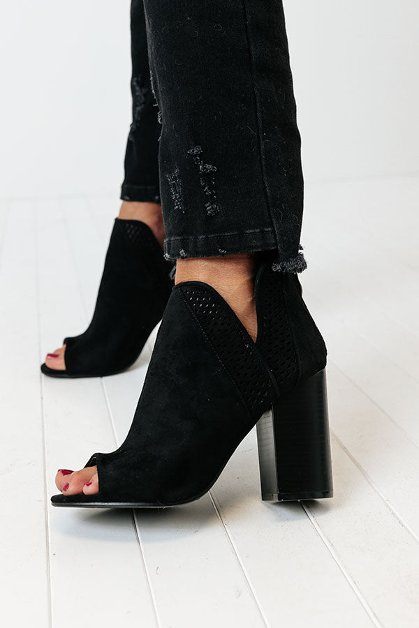 The Mable Peep Toe Bootie Image - 4
