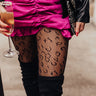Champagne Toasts Fishnet Tights Image - 1