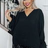 Sweeter With Time Shift Top in Black Curves Image - 1