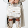 Before Happy Hour Tweed Purse In Ivory Image - 1
