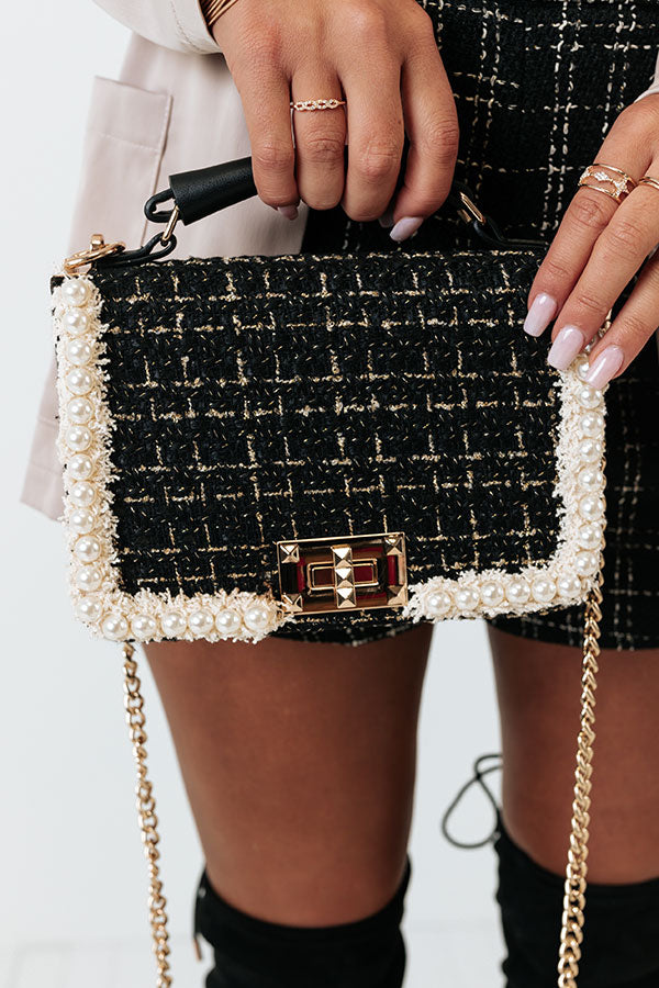 Hang Onto Love Tweed Purse Image - 3