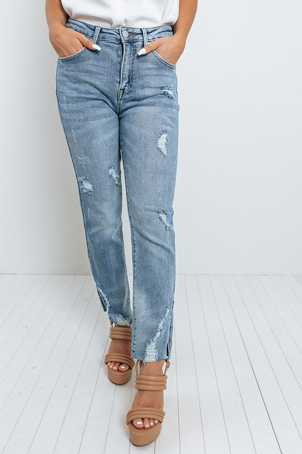 Risen The Gaia High Waist Distressed Skinny Image - 4