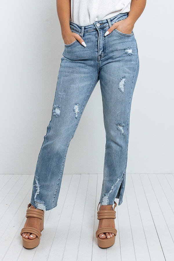Risen The Gaia High Waist Distressed Skinny Image - 5
