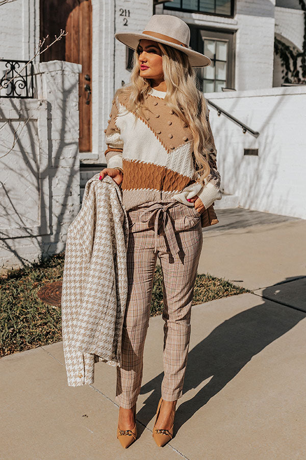 Coolest Feeling Color Block Sweater Image - 1