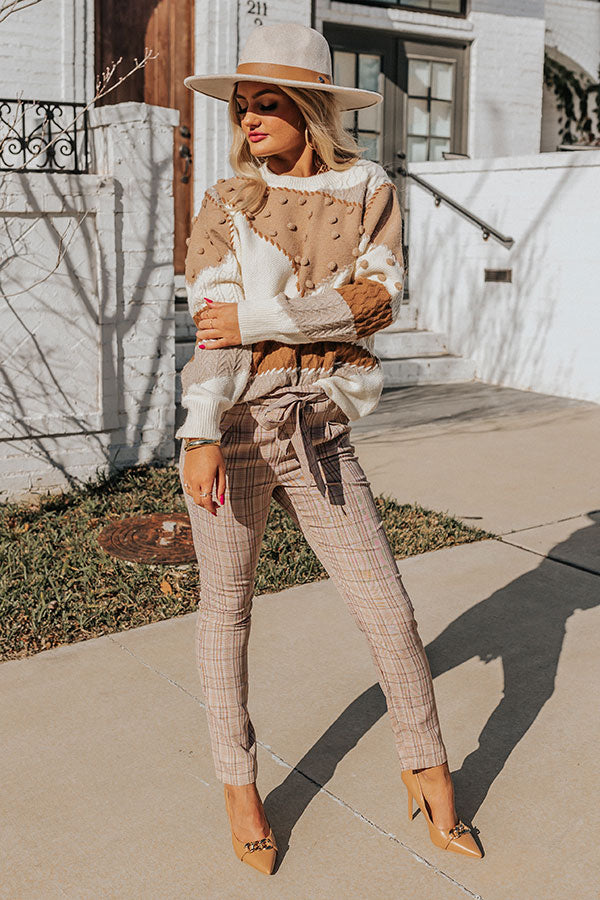 Coolest Feeling Color Block Sweater Image - 1