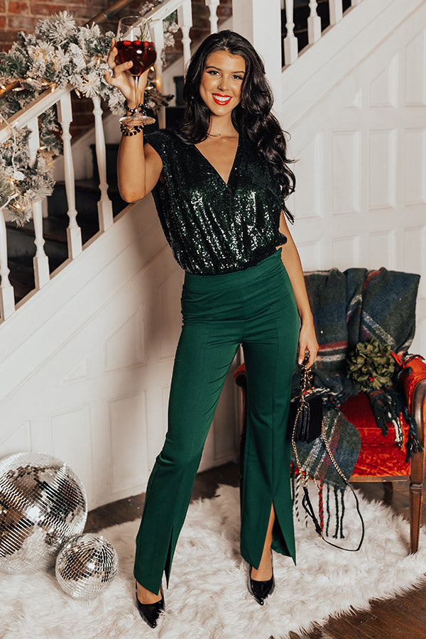 Glittering Skies Sequin Bodysuit Image - 2