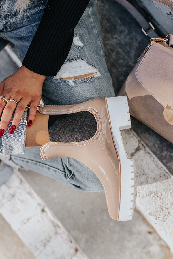 The Collin Rainboot In Taupe Image - 4