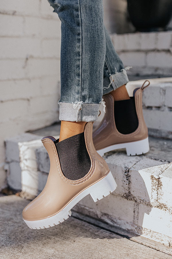 The Collin Rainboot In Taupe Image - 3