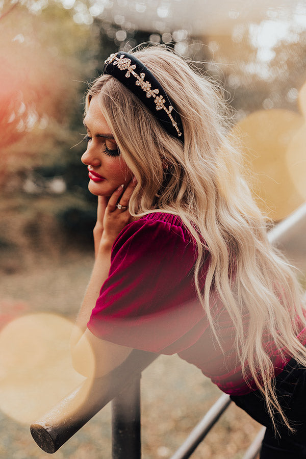 Embrace The Spotlight Embellished Headband • Impressions Online Boutique