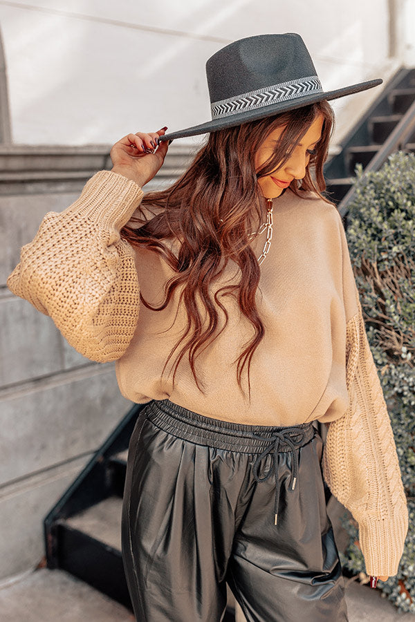 Feeling Elated Felt Fedora In Black Image - 4