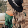Feeling Elated Felt Fedora In Black Image - 1