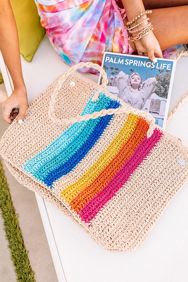 Smooth Lines Woven Tote Image - 5