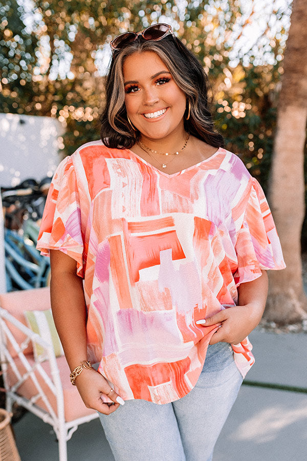 Sweetest Moment Shift Top Curves Image - 3