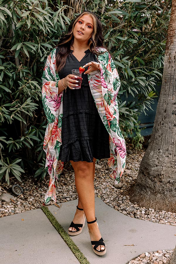 Super Chic Babydoll Dress In Black Curves Image - 2