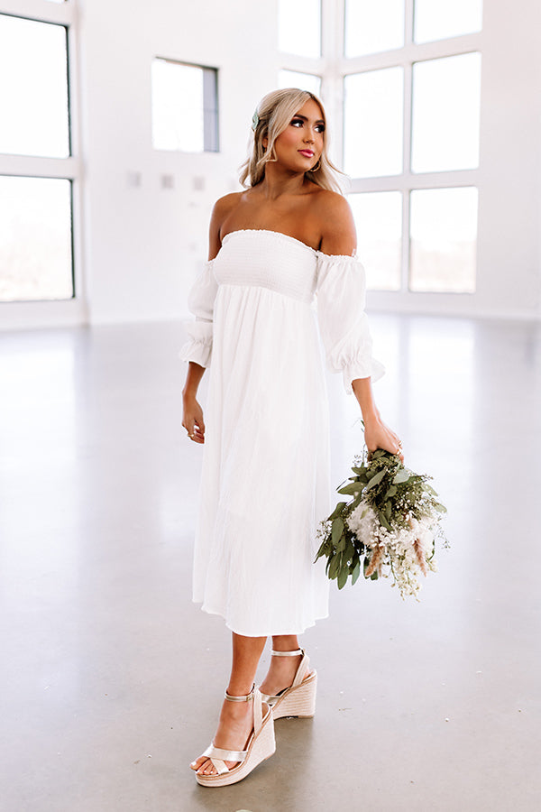 Sweet Specialty Midi In White Image - 1