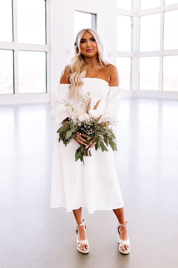 Sweet Specialty Midi In White Image - 3