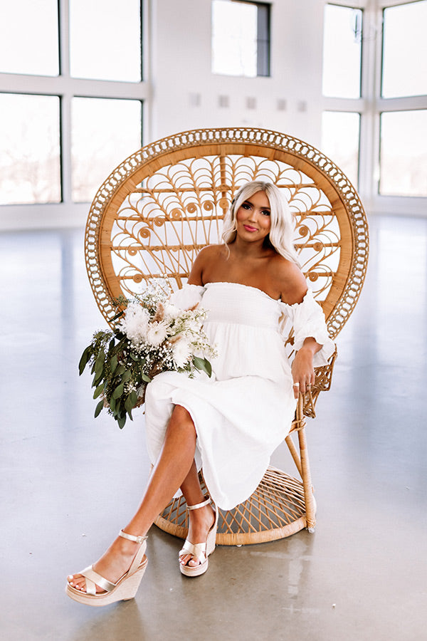 Sweet Specialty Midi In White Image - 5