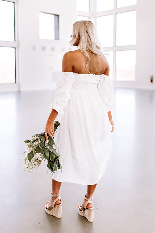 Sweet Specialty Midi In White Image - 4