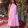 Hibiscus Kisses Midi In Pink Curves Image - 1