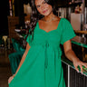 Shining Brighter Smocked Dress In Kelly Green Image - 1