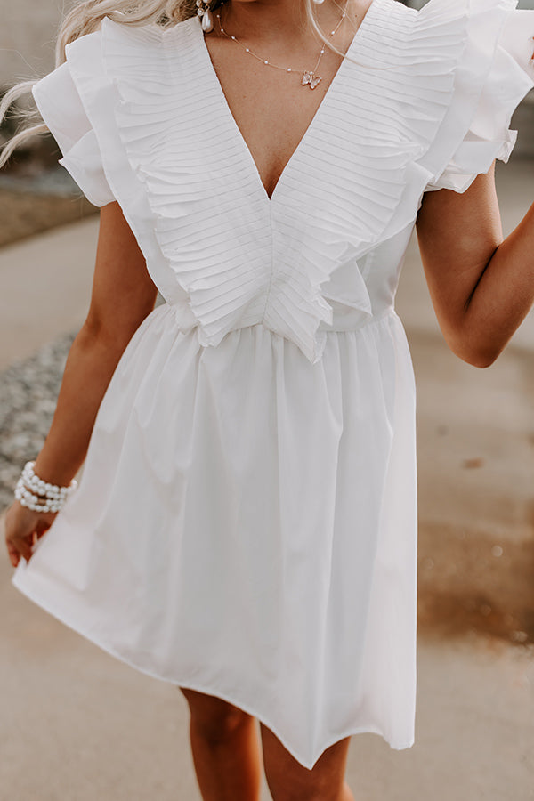 Tulum Toasts Dress In White Image - 3