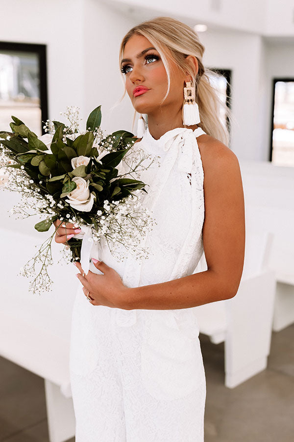 Love You Most Lace Jumpsuit Image - 4