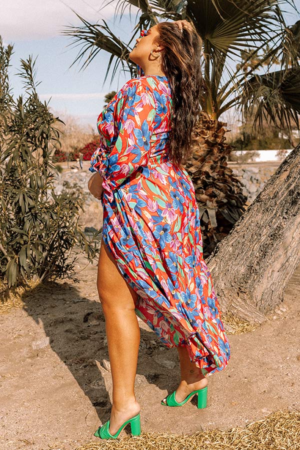 Tropical Moment Wrap Maxi Image - 4