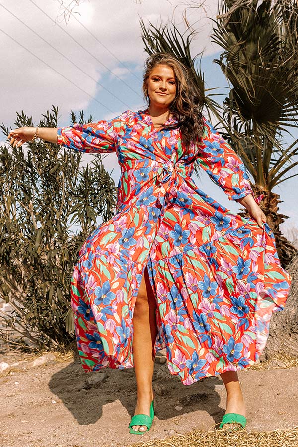 Tropical Moment Wrap Maxi Image - 2