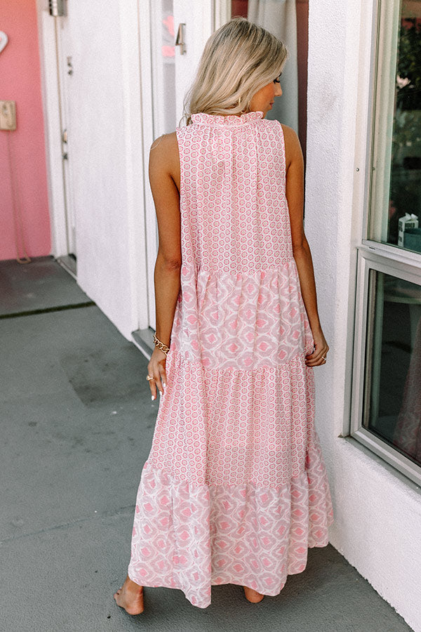 Deep Waters Colorblock Midi In Pink Image - 1