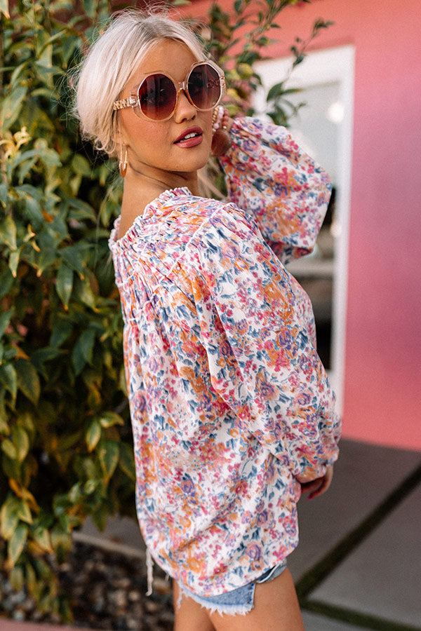 Feeling Elated Shift Top In Rose Image - 5