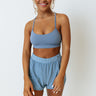 Running Laps Lounge Bra In Airy Blue Image - 1