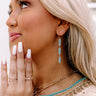 Stay Wonderful Earrings In Turquoise Image - 1